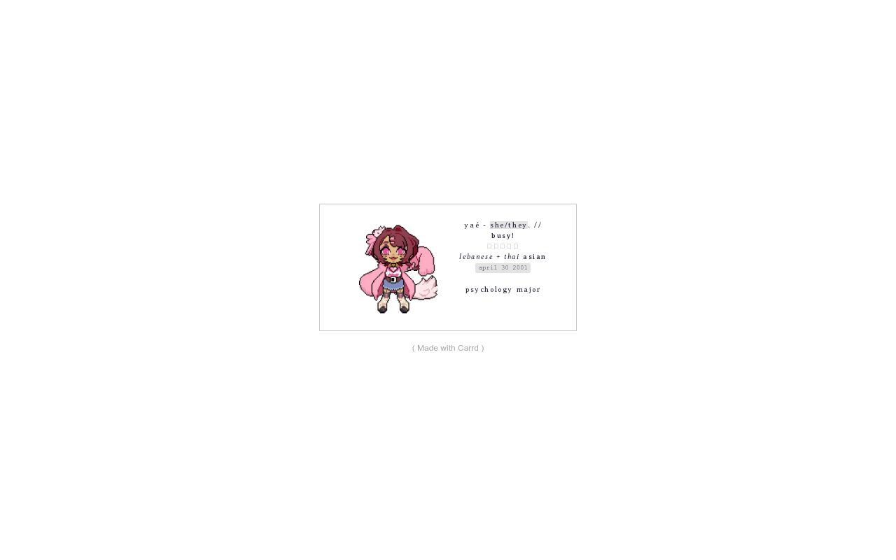 Carrd profile picture for @loss